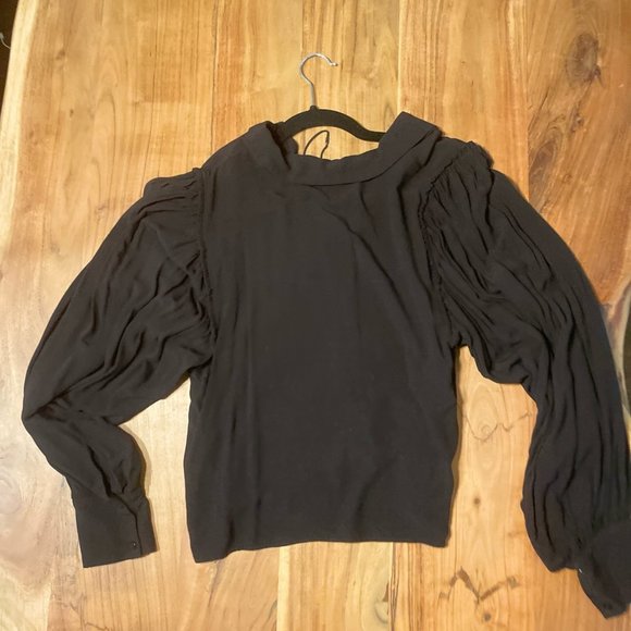 Zara Black Full Sleeve Blouse - Picture 6 of 16